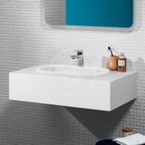 Villeroy &amp; Boch O.novo - Umývadlo zápustné 56x41 cm, bez prepadu, otvor na batériu, CeramicPlus, alpská biela