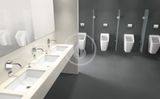 Villeroy &amp; Boch Architectura - Odsávací pisoár, zadný prívod, s cieľovým objektom, alpská biela