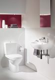 Villeroy &amp; Boch O.novo - WC kombi misa, spodný odpad, CeramicPlus, alpská biela