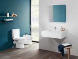 Villeroy &amp; Boch O.novo - WC kombi misa, zadný odpad, CeramicPlus, alpská biela