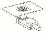 Geberit Príslušenstvo - Sprchový podlahový vpust, na výšku mazaniny pri vtoku 7-9 cm