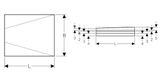 Geberit Príslušenstvo - Sprchová doska 1000x1000 mm, umožňujúca obloženie, so spádom do V
