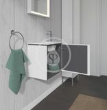 Duravit L-Cube - Umývadlová skrinka 40x42x29 cm, ľavá, 1 dvierka, lesklá biela