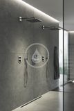 Grohe Rainshower SmartActive Cube - Hlavová sprcha 310, sprchové rameno 43 cm, 2 prúdy, Hard Graphite