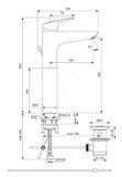 Ideal Standard CeraFlex - Umývadlová batéria s výpustom, chróm