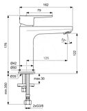 Ideal Standard Cerafine O - Umývadlová batéria, chróm