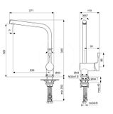 Ideal Standard Ceralook - Drezová batéria, chróm