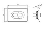 Ideal Standard Solea - Ovládacie tlačidlo splachovania Solea P1, chróm