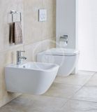 Duravit Happy D.2 - Závesné WC, Rimless, s HygieneGlaze, biela