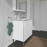 Duravit L-Cube - Umývadlová skrinka 86x82x48 cm, 2 zásuvky, lesklá biela