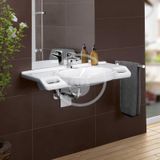 Villeroy &amp; Boch ViCare - Umývadlo Vita 80x55 cm, bez prepadu, otvor na batériu, AntiBac, CeramicPlus, alpská biela