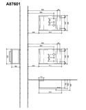 Villeroy &amp; Boch Avento - Umývadlová skrinka, 34x51x20 cm, 1 dvierka, Arizona Oak