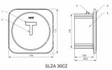 Sanela Automaty - Zabudovateľná čítačka kreditu RFID žetónu, matná nerezová