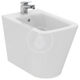 Ideal Standard Blend - Stojaci bidet, 355x560 mm, s prepadom, otvor na batériu, biela