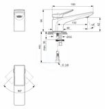 Ideal Standard Conca Tap - Umývadlová batéria, chróm