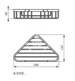 Ideal Standard IOM - Mydlovnička drôtená, čierna