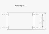 Korad Kompakt Radiátor doskový K20W 500×1500 bočné pripojenie, hladké čelo