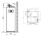 Buderus Logatherm WPLS 11.2 RT splitové tepelné čerpadlo 11 kW so zásobníkom 190 l, biele