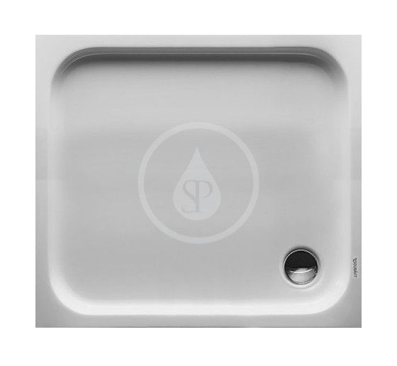 Duravit D-Code - Sprchová vanička 100x90 cm, Antislip, alpská biela