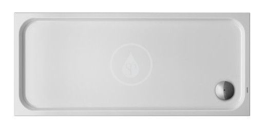 Duravit D-Code - Sprchová vanička 160x70 cm, Antislip, alpská biela