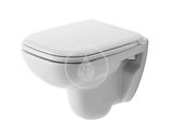 Duravit D-Code - Závesné WC, biela