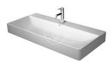 Duravit DuraSquare - Umývadlo, 100x47 cm, bez prepadu, s otvorom na batériu, DuraCeram, biela