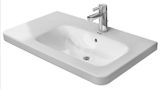 Duravit DuraStyle - Umývadlo, 80x48 cm, s prepadom, s otvorom na batériu, biela