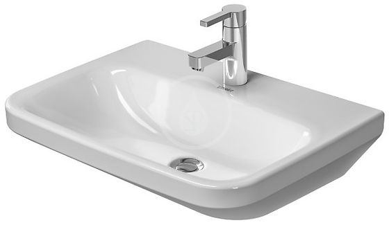 Duravit DuraStyle - Umývadlo Med, 60x44 cm, s 1 otvorom na batériu, biela