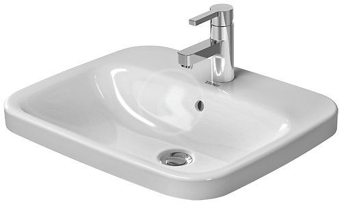 Duravit DuraStyle - Umývadlo nábytkové 56x46 cm, s 1 otvorom na batériu, biela