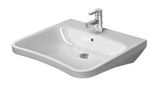 Duravit DuraStyle - Umývadlo 65x57 cm, s 1 otvorom na batériu, s WonderGliss, alpská biela