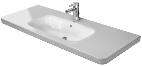 Duravit DuraStyle - Umývadlo 120x48 cm, s 1 otvorom na batériu, biela