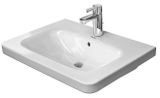 Duravit DuraStyle - Umývadlo, 65x48 cm, s prepadom, s otvorom na batériu, biela