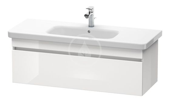 Duravit DuraStyle - Umývadlová skrinka 40x113x45 cm, 1 zásuvka, lesklá biela