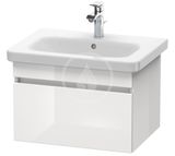 Duravit DuraStyle - Umývadlová skrinka 40x58x45 cm, 1 zásuvka, lesklá biela