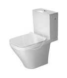 Duravit DuraStyle - WC kombi misa, zadný odpad, biela