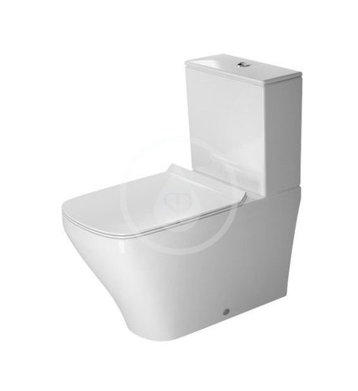 Duravit DuraStyle - WC kombi misa, Vario odpad, s HygieneGlaze, alpská biela