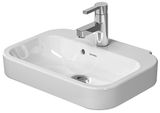 Duravit Happy D.2 - Umývadielko, 50x36 cm, s prepadom, s otvorom na batériu, biela