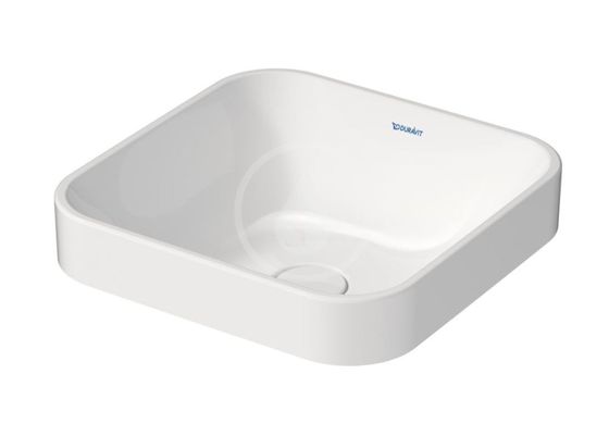 Duravit Happy D.2 Plus - Umývadlová misa zápustná 40x40 cm, s WonderGliss, alpská biela