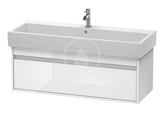 Duravit Ketho - Umývadlová skrinka 41x115x44 cm, 1 zásuvka, lesklá biela