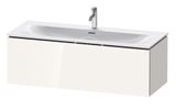 Duravit L-Cube - Umývadlová skrinka 40x102x48 cm, 1 zásuvka, lesklá biela