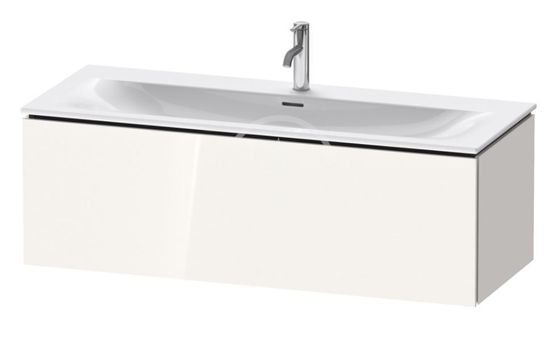 Duravit L-Cube - Umývadlová skrinka 40x102x48 cm, 1 zásuvka, lesklá biela