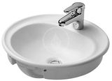 Duravit Manua - Umývadlo s prepadom, priemer 48 cm, biela