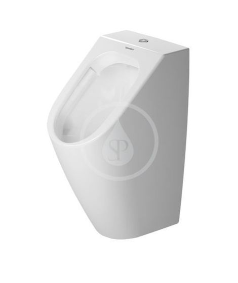 Duravit ME by Starck - Pisoár, horný prívod vody, Rimless, alpská biela