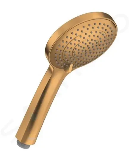 Duravit Sprchy - Sprchová hlavica, 3 prúdy, MinusFlow, kefovaný bronz