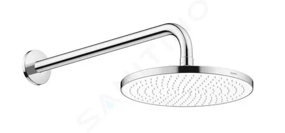 Duravit Sprchy - Hlavová sprcha, priemer 23 cm, MinusFlow, chróm/biela