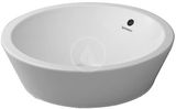 Duravit Starck 1 - Umývadlová misa, priemer 53 cm, s prepadom, biela