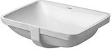 Duravit Starck 3 - Umývadlo vstavané 49x37 cm, bez otvoru na batériu, s WonderGliss, biela