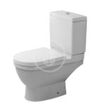 Duravit Starck 3 - WC kombi misa, zadný odpad, s HygieneGlaze, alpská biela