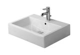 Duravit Vero - Umývadlo 60x47 cm, s 1 otvorom na batériu, s WonderGliss, alpská biela