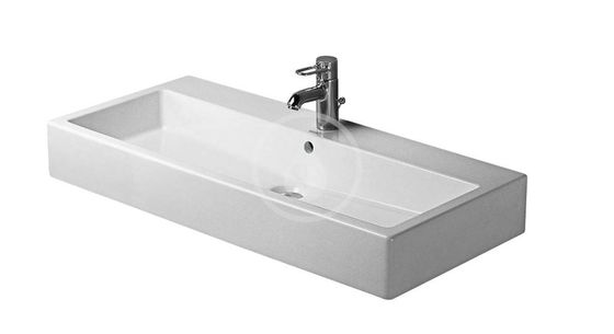 Duravit Vero - Umývadlo nábytkové, 100x47 cm, s 1 otvorom na batériu, s WonderGliss, alpská biela